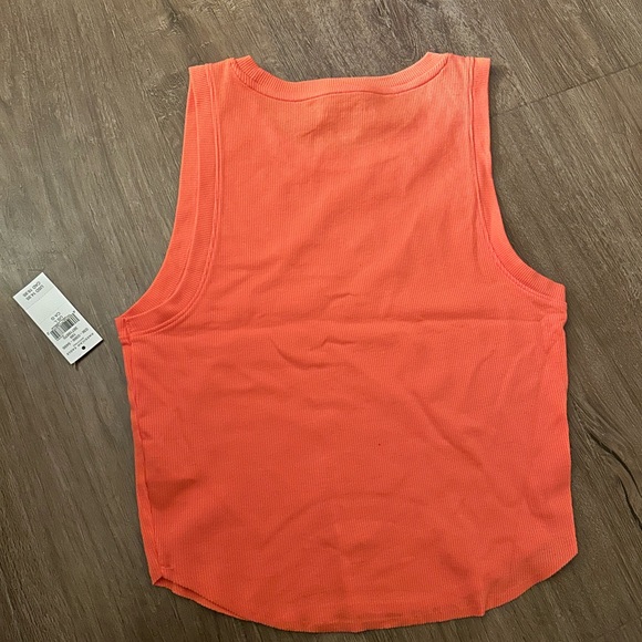 American Eagle Outfitters NWT Vibrant Coral Tank Top - Picture 3 of 3